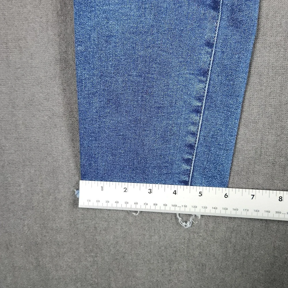 Everlane Jeans Womens Size 24 Ankle High Rise Slim Straight Cigarette Button Fly